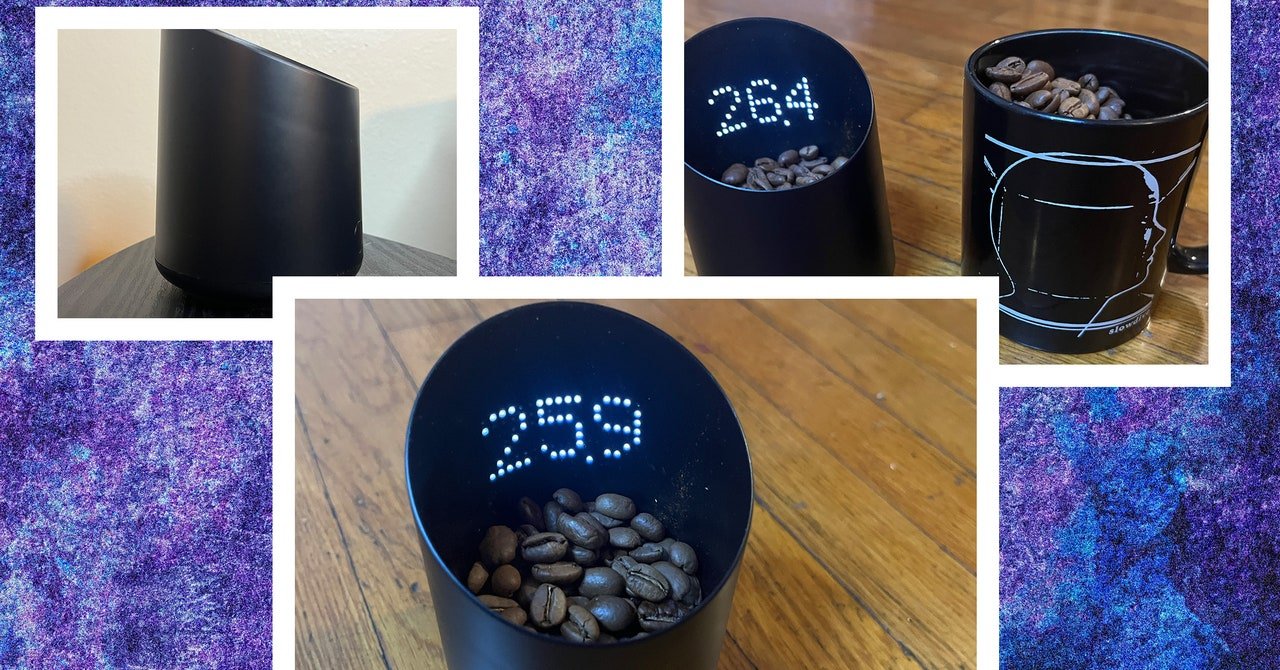 Simplify your morning with a one-step coffee weighing cup